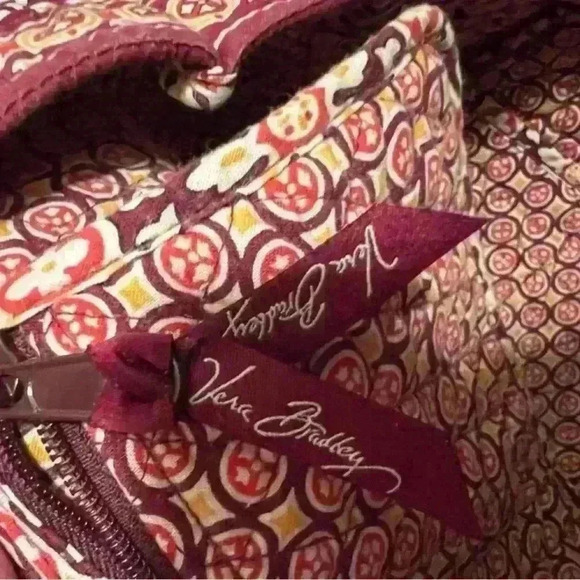 Vera Bradley Bucket Tote Bag Waomens Medium Retired Medallion 2006 Quilted Purse - Picture 7 of 9